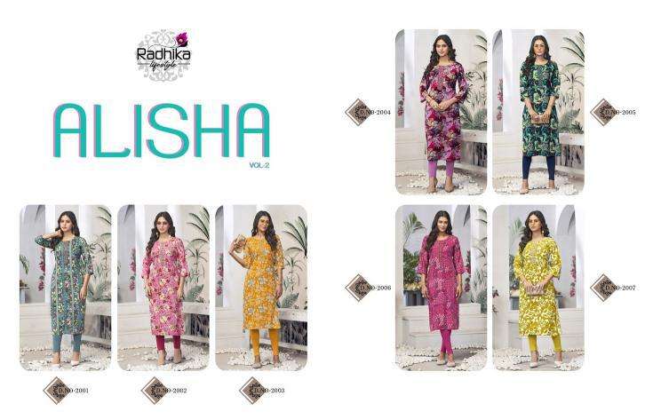 Radhika Alisha Vol-2 kurti wholesaler surat