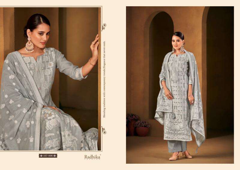 Radhika Azara Banarashi Adha Vol 3 sanskriti wholesale kurties & dress material