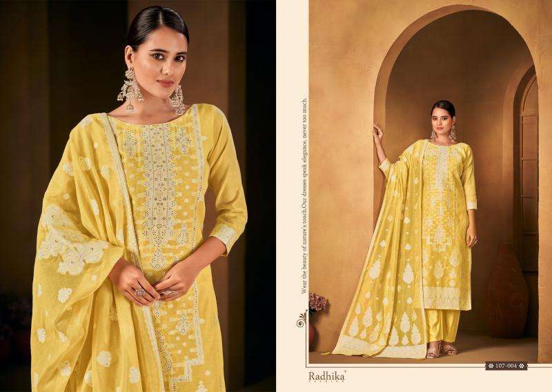 Radhika Azara Banarashi Adha Vol 3 sanskriti wholesale kurties & dress material