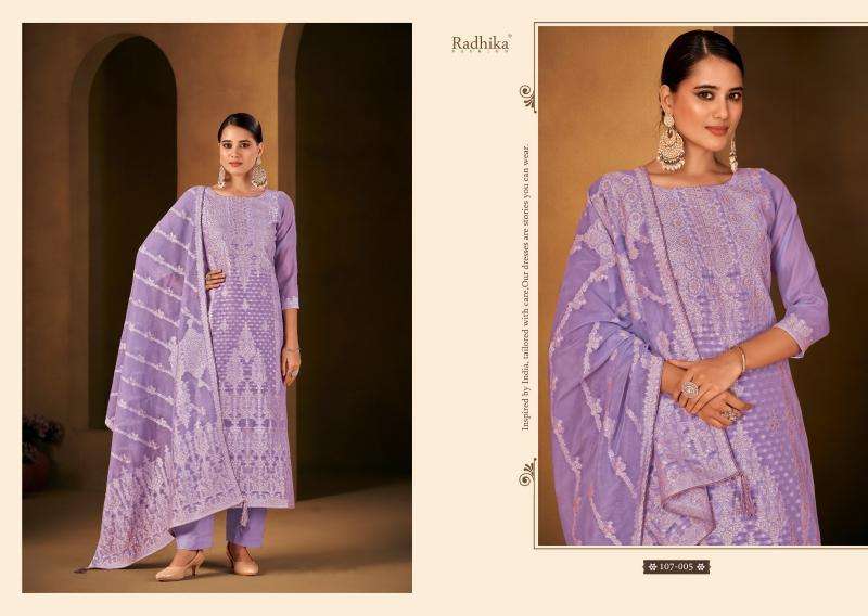 Radhika Azara Banarashi Adha Vol 3 sanskriti wholesale kurties & dress material