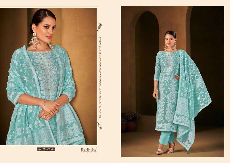 Radhika Azara Banarashi Adha Vol 3 sanskriti wholesale kurties & dress material