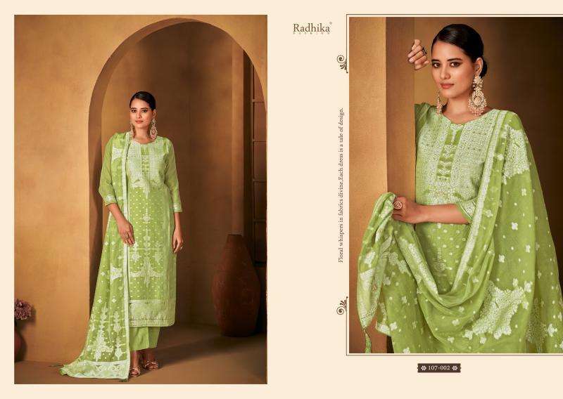 Radhika Azara Banarashi Adha Vol 3 sanskriti wholesale kurties & dress material