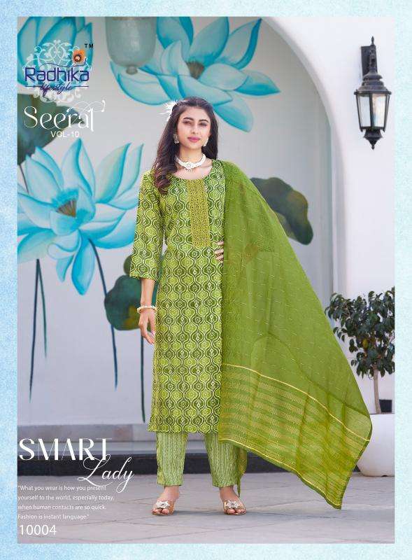 Radhika Lifestyle Seerat Vol 10 wholesale kurti market