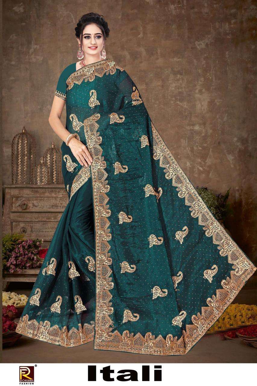 Ronisha Itali wholesale saree india