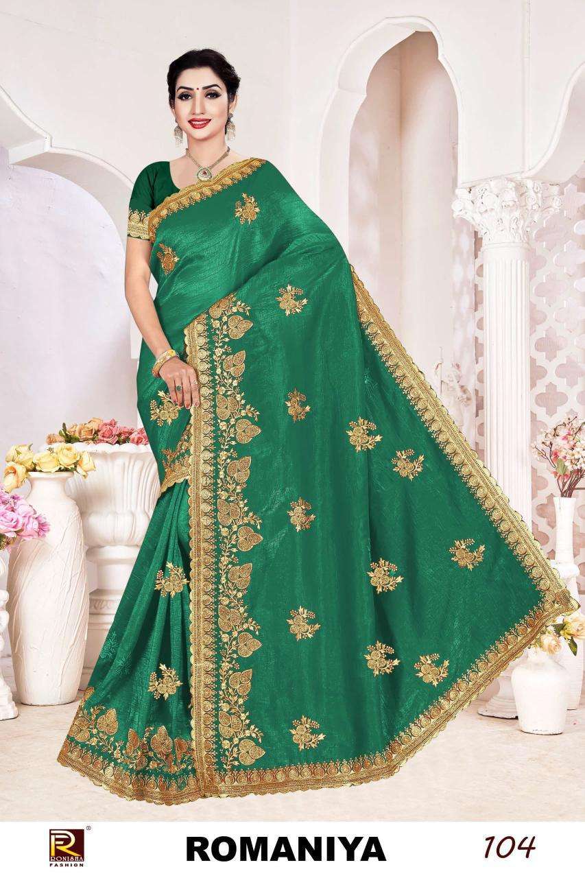 Ronisha Romaniya saree wholesalers in surat