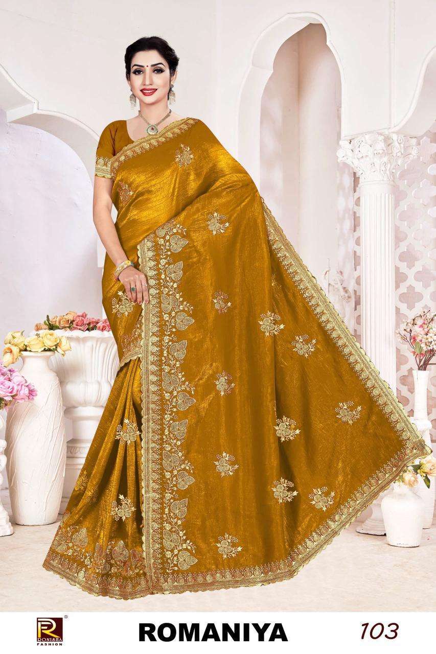 Ronisha Romaniya saree wholesalers in surat