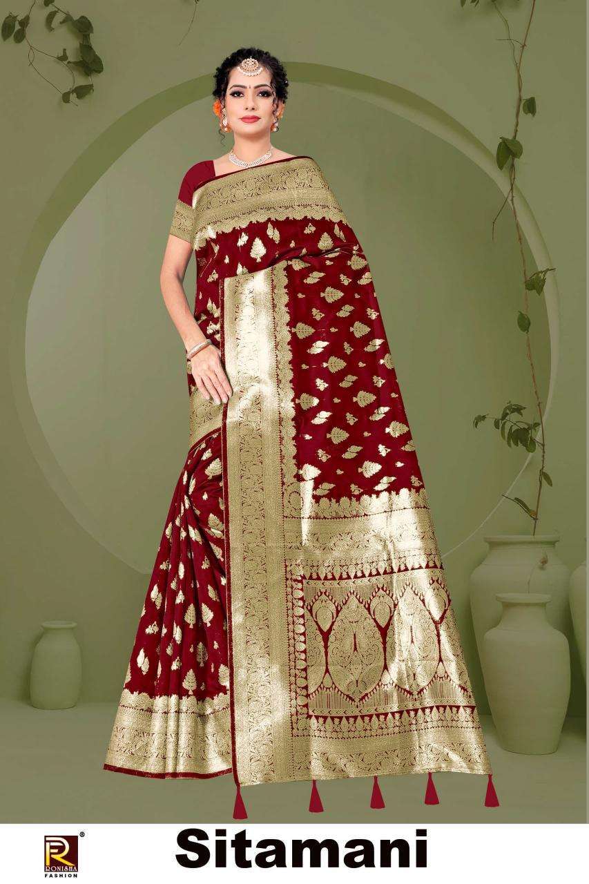 Ronisha Sitamani wholesale saree manufacturers in india