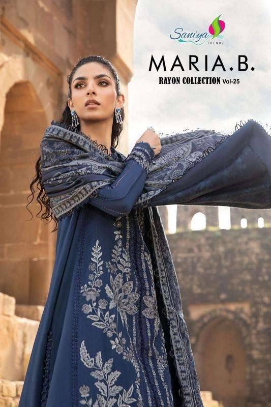 Saniya Maria B Riyon Colletion Vol 25 salwar kameez manufacturers in surat