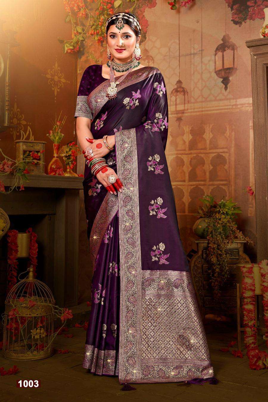 Saroj Gangavati satin silk vol.3 Low cost sarees in Surat