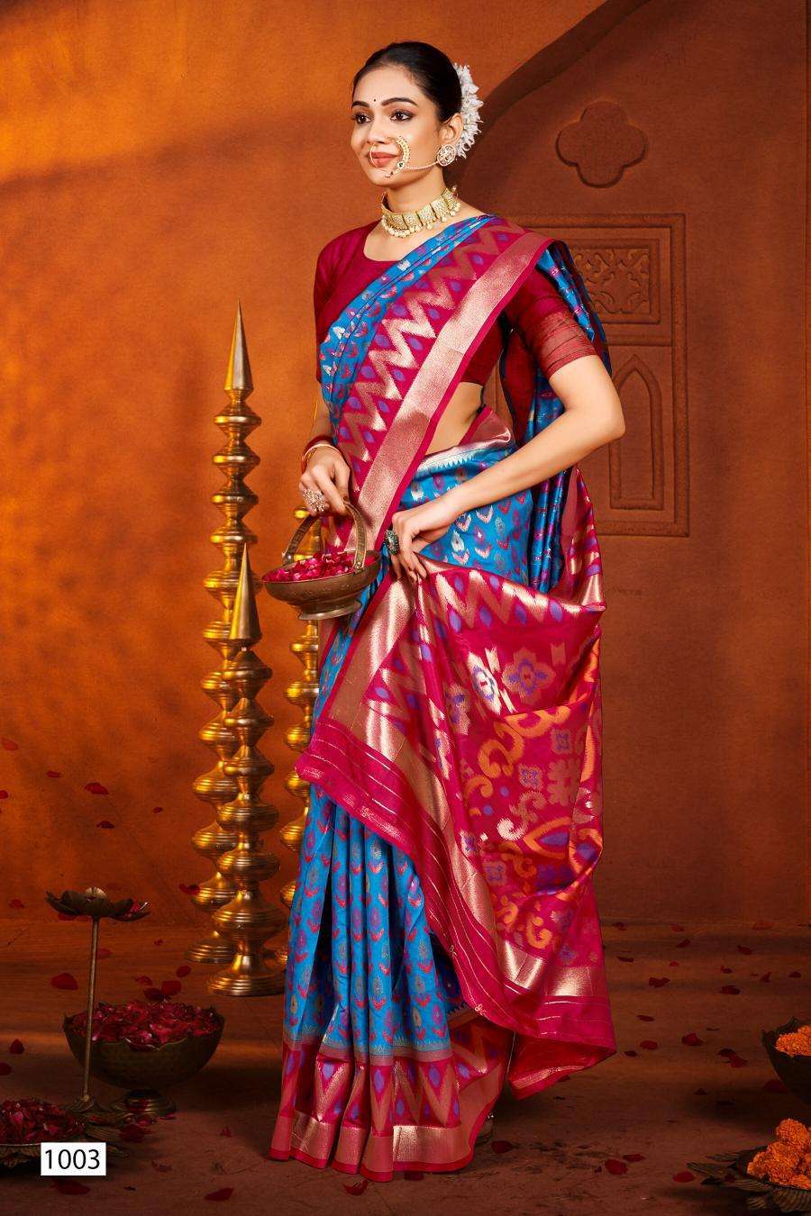 Saroj Kartikey silk vol.3 wholesale saree online shopping