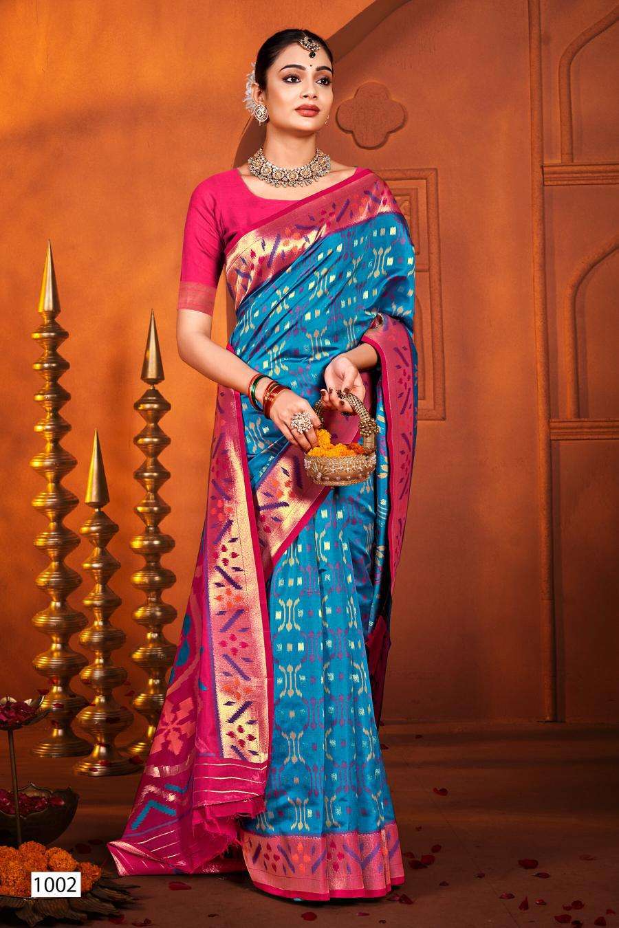 Saroj Kartikey silk vol.4 sarees wholesale online shopping