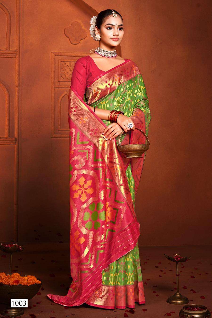 Saroj Kartikey silk vol.4 sarees wholesale online shopping