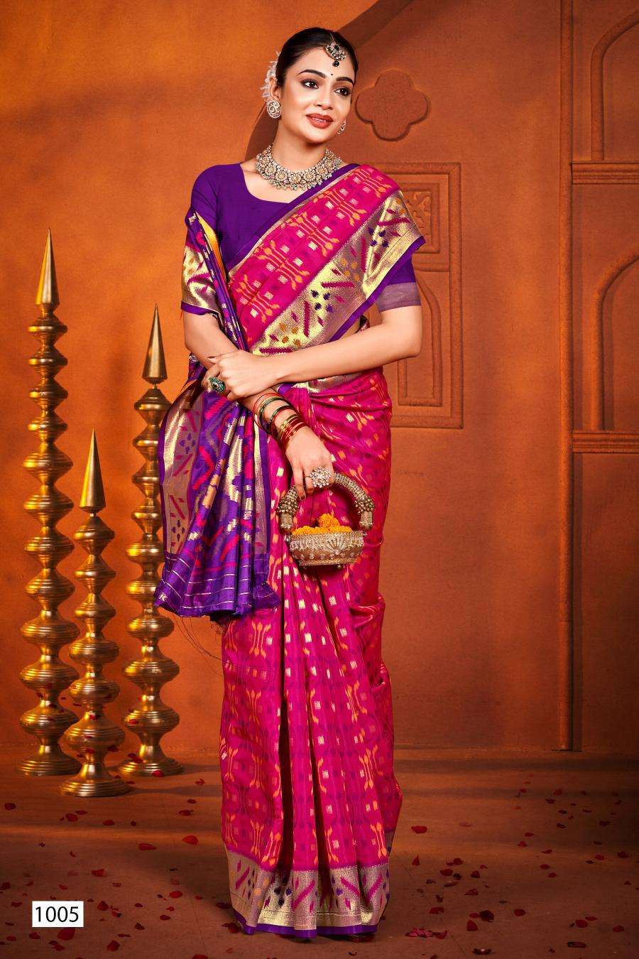 Saroj Kartikey silk vol.4 sarees wholesale online shopping