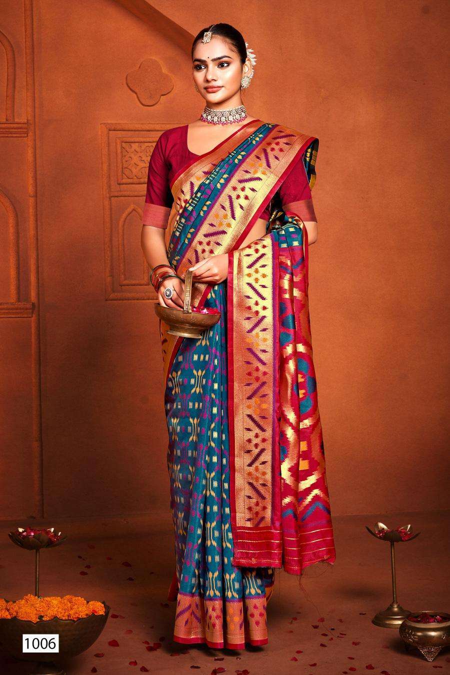 Saroj Kartikey silk vol.4 sarees wholesale online shopping