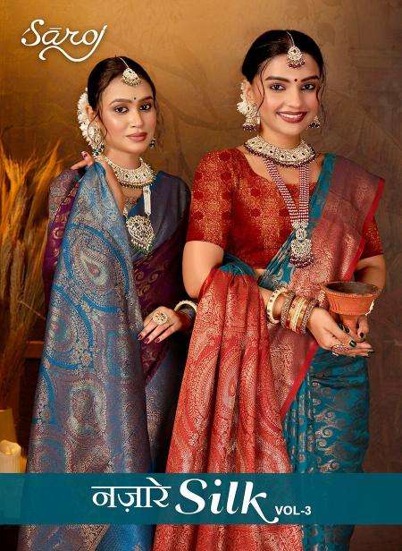 Saroj Nazare silk vol.3 Wholesale saree dealers in Surat