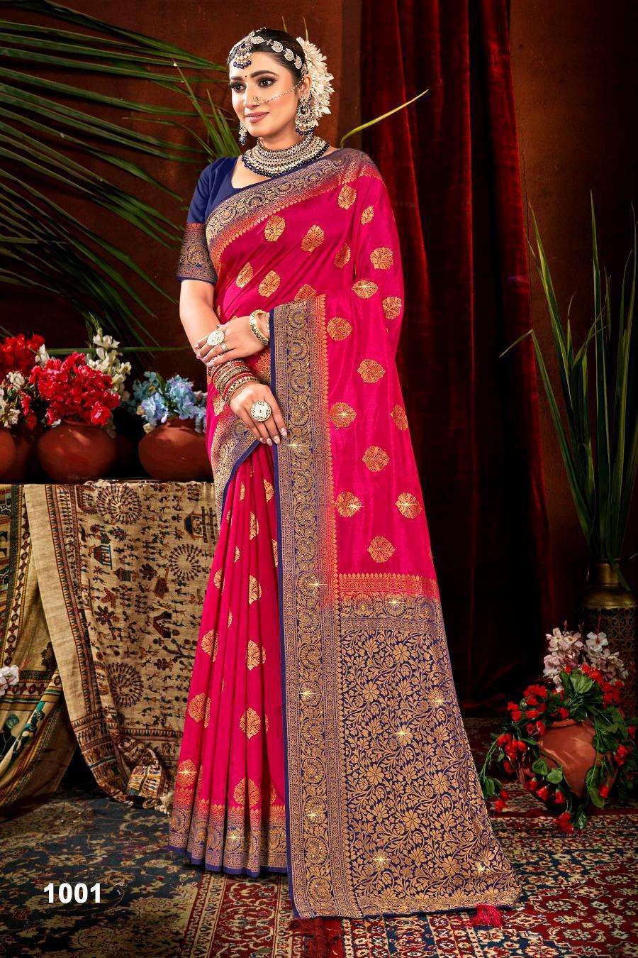 Saroj Prapti dola swarovski vol.3 saree wholesalers in surat