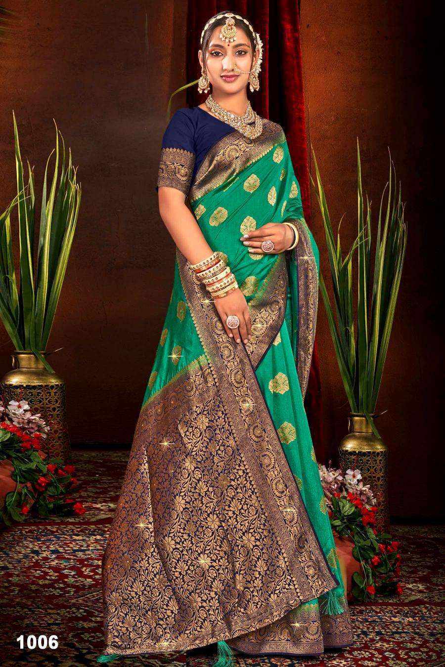 Saroj Prapti dola swarovski vol.3 saree wholesalers in surat