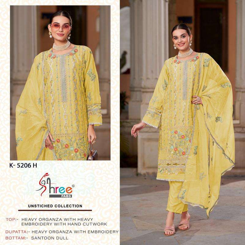 Shree Fabs K 5206 E To H salwar kameez ahmedabad