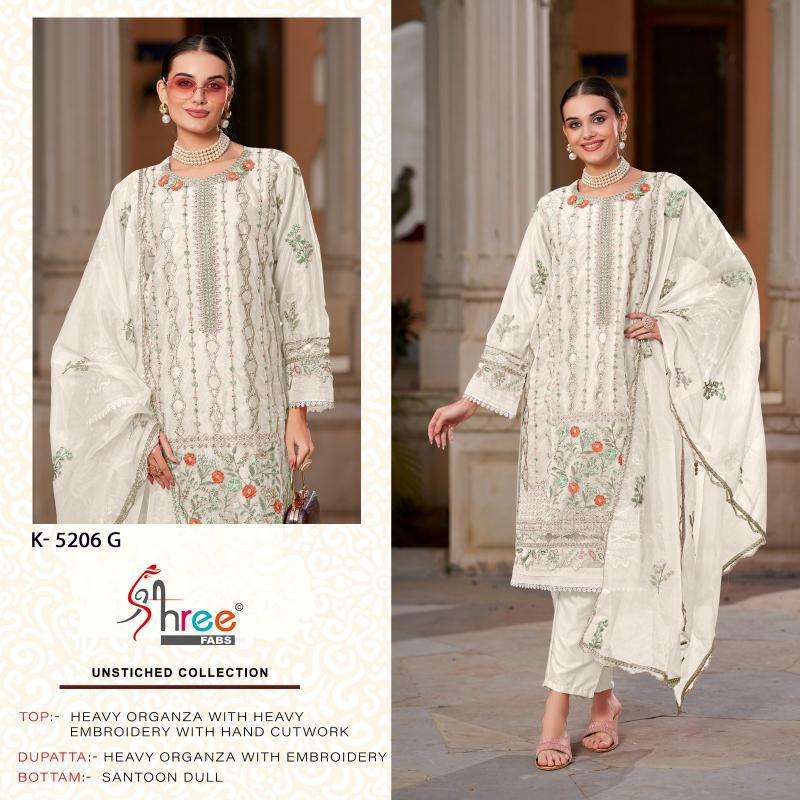 Shree Fabs K 5206 E To H salwar kameez ahmedabad