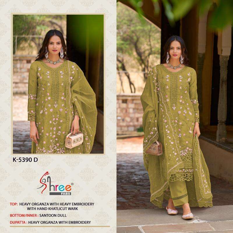 Shree Fabs K 5390 A To D indian wholesale salwar kameez