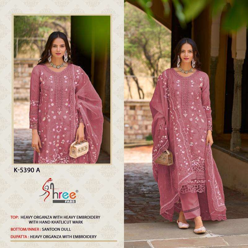 Shree Fabs K 5390 A To D indian wholesale salwar kameez