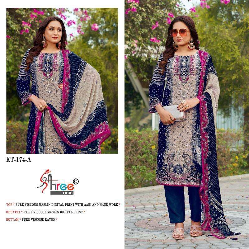 Shree Fabs KT 174 wholesale indian salwar kameez