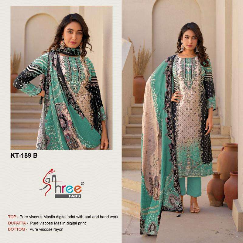 Shree Fabs KT 189 chanderi silk salwar kameez wholesale