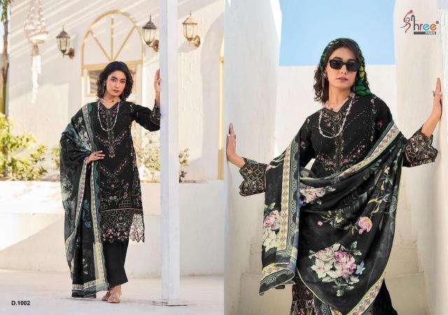 Shree Fabs Tasrif Premium Lawn Collection Vol 1 Chiffon Dupatta cotton salwar kameez wholesale