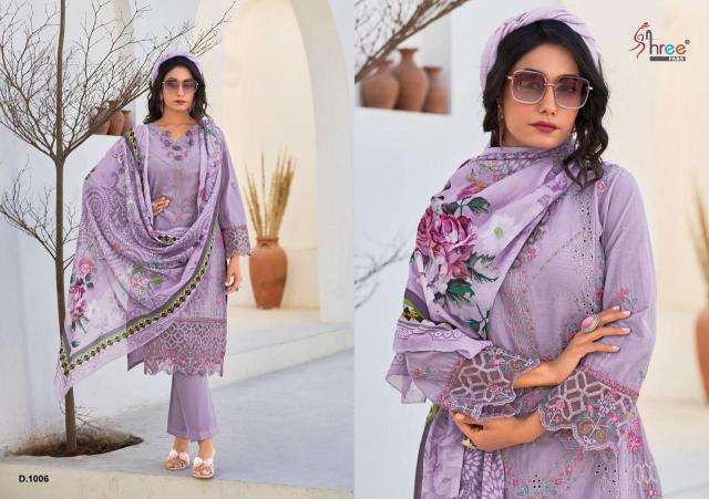 Shree Fabs Tasrif Premium Lawn Collection Vol 1 Chiffon Dupatta cotton salwar kameez wholesale