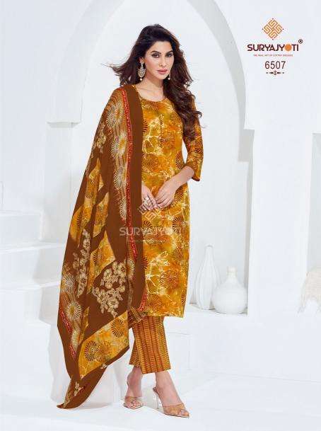 Suryajyoti Trendy Vol-65 wholesale dress materials in vijayawada