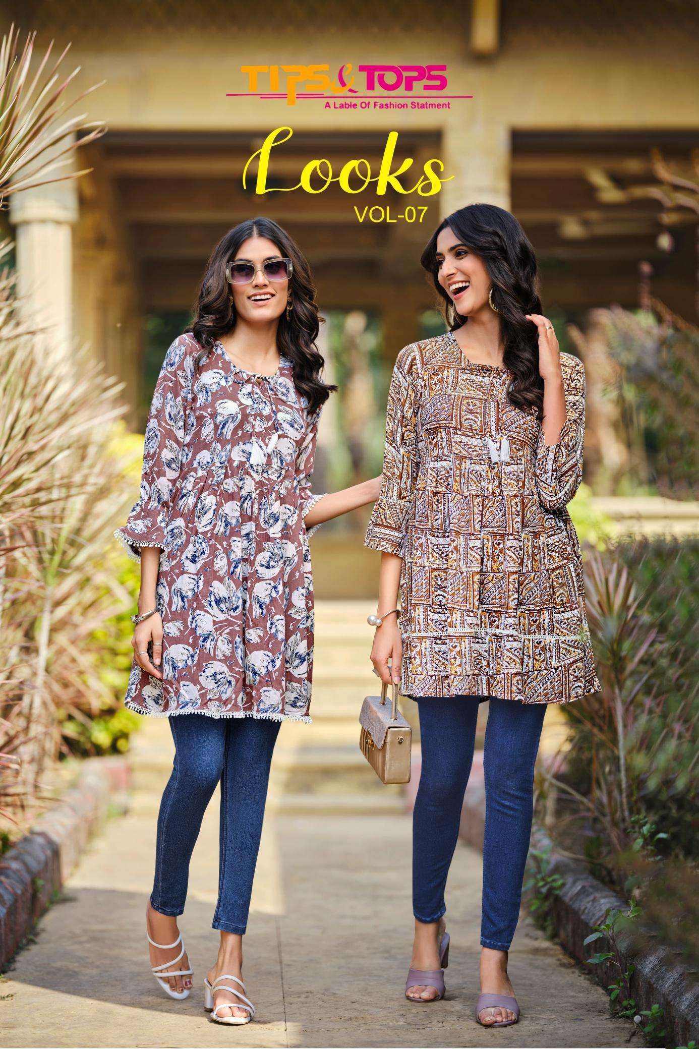 Tips & Tops Looks Vol 7 kurtis wholesale in bangalore