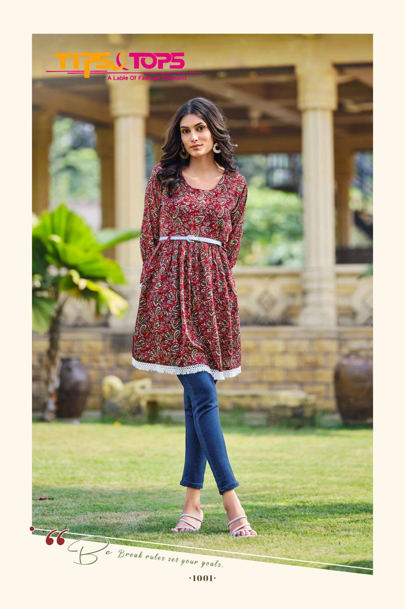 Tips & Tops Looks Vol 7 kurtis wholesale in bangalore