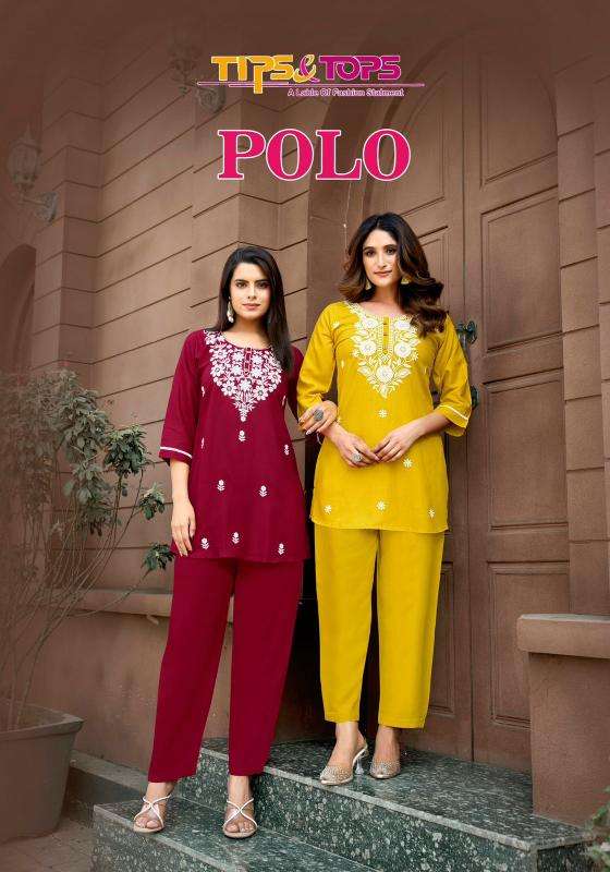 Tips & Tops Polo Co Ord Set Designer kurtis wholesale