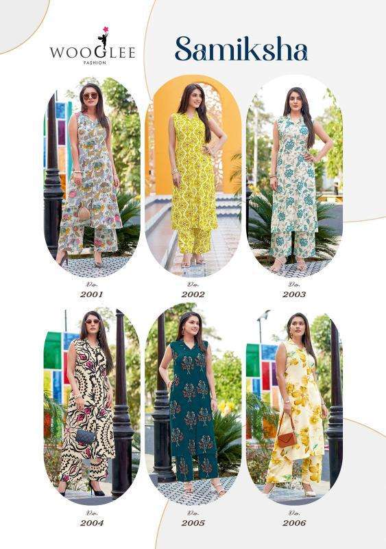 Wooglee Samiksha co ord set wholesale kurti manufacturers in surat