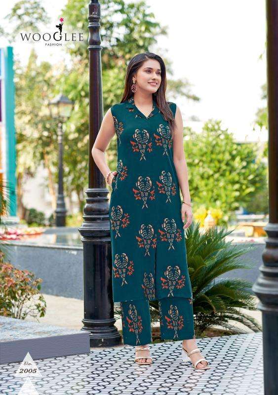 Wooglee Samiksha co ord set wholesale kurti manufacturers in surat