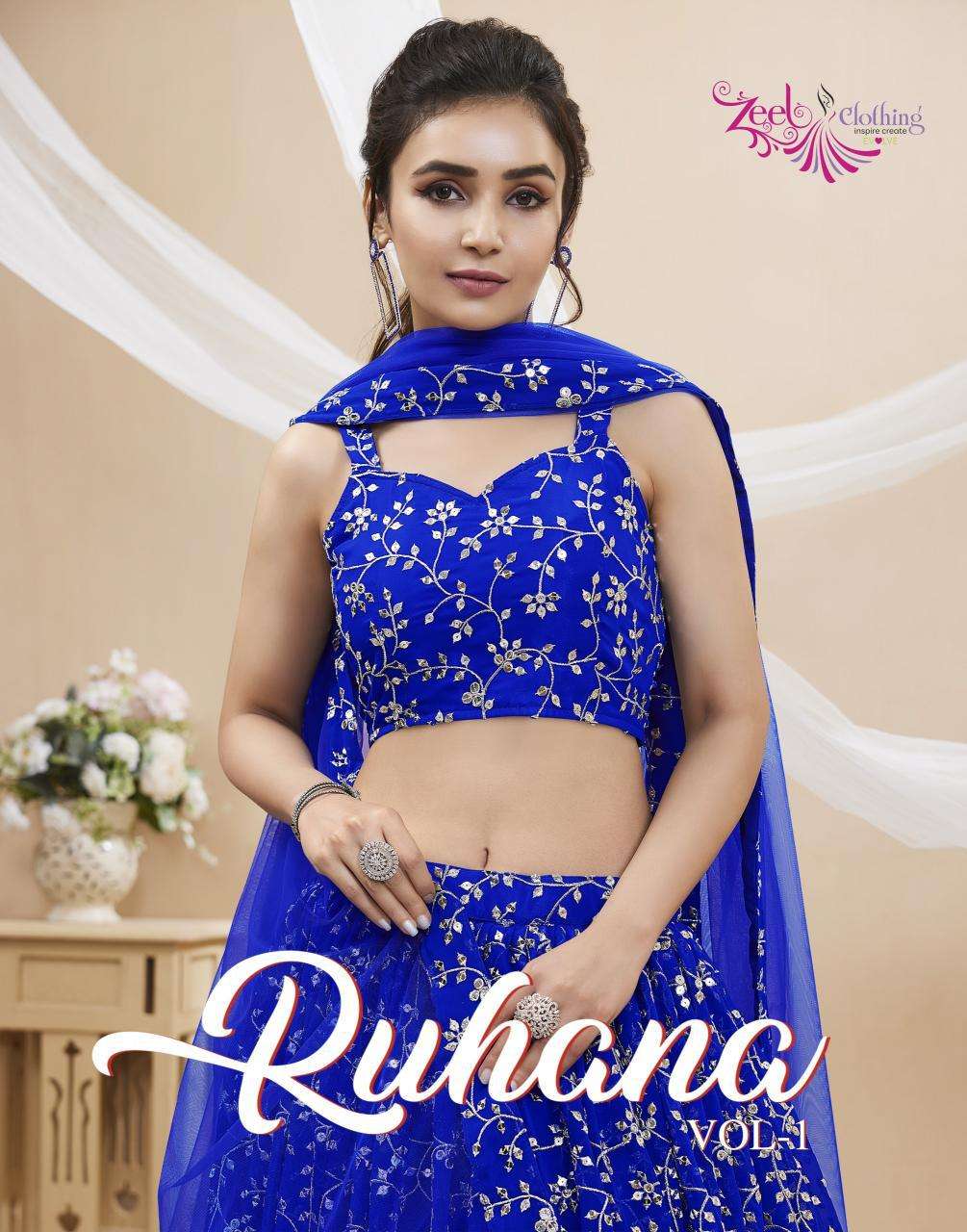 Zeel Clothing Ruhana Vol 1 lehenga Choli wholesalers in ahmedabad