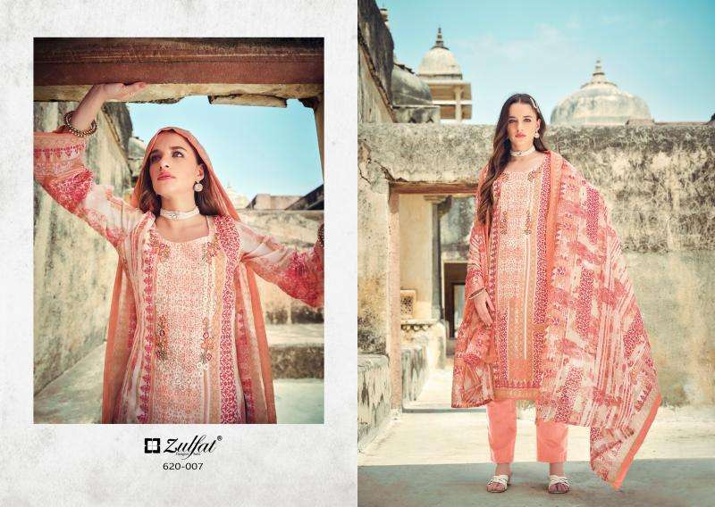 Zulfat Gulnaaz 620 Dress Materials wholesale cloth market in ahmedabad gujarat