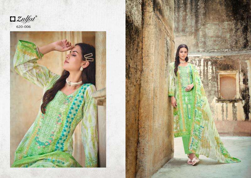 Zulfat Gulnaaz 620 Dress Materials wholesale cloth market in ahmedabad gujarat