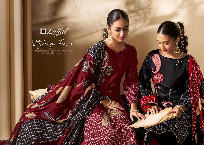 Zulfat Sangini Vol 5 wholesale dress material online shopping