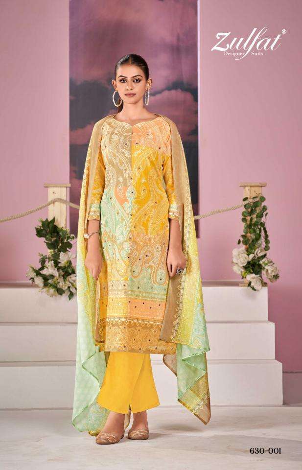 Zulfat Summer Breeze dress material online wholesale