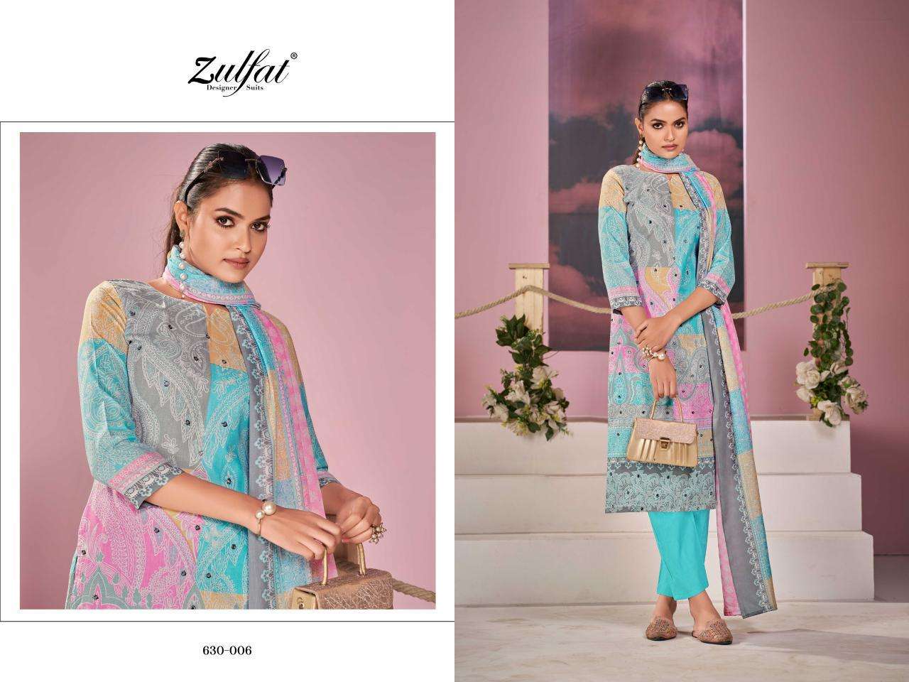 Zulfat Summer Breeze dress material online wholesale