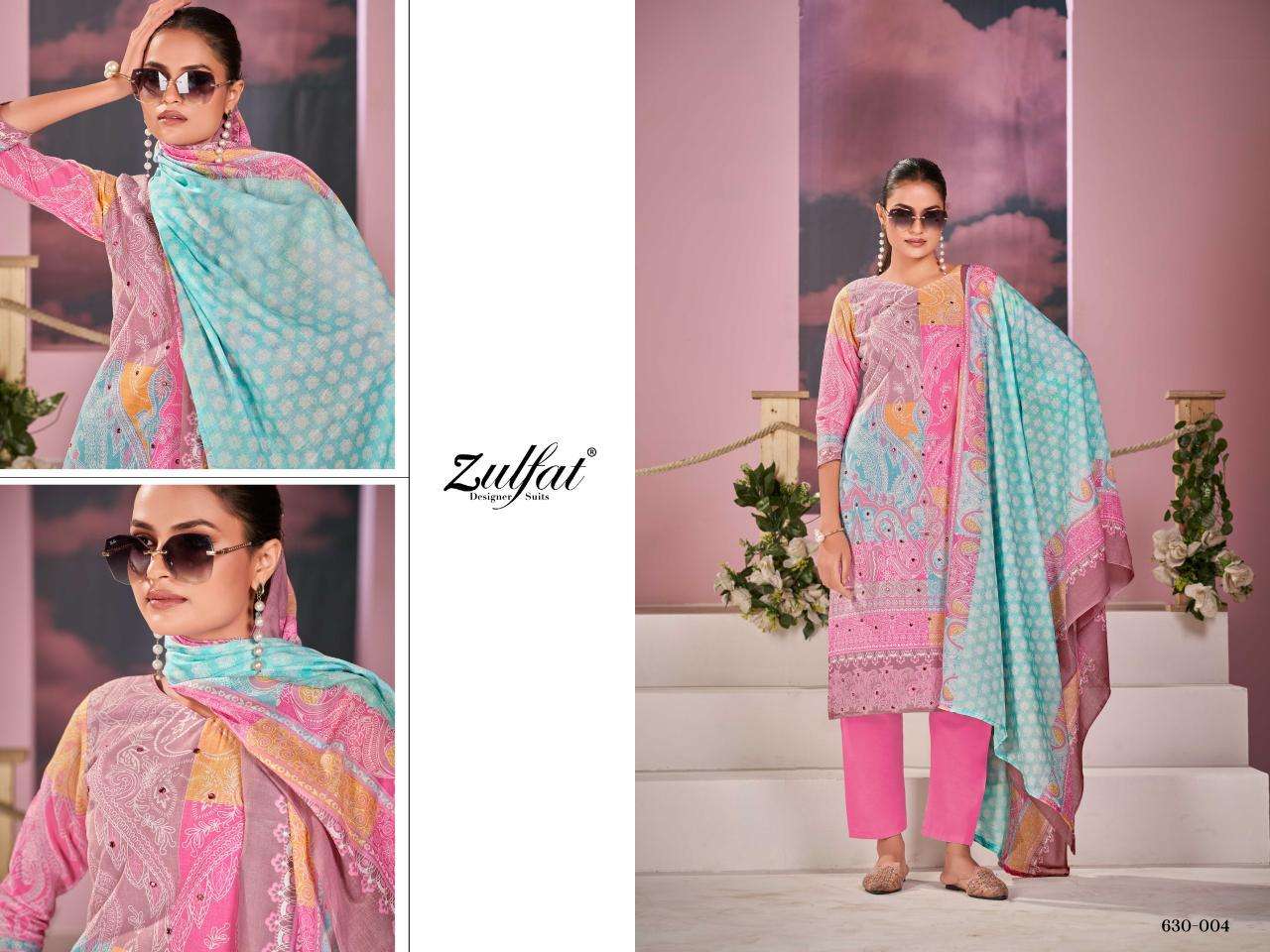 Zulfat Summer Breeze dress material online wholesale