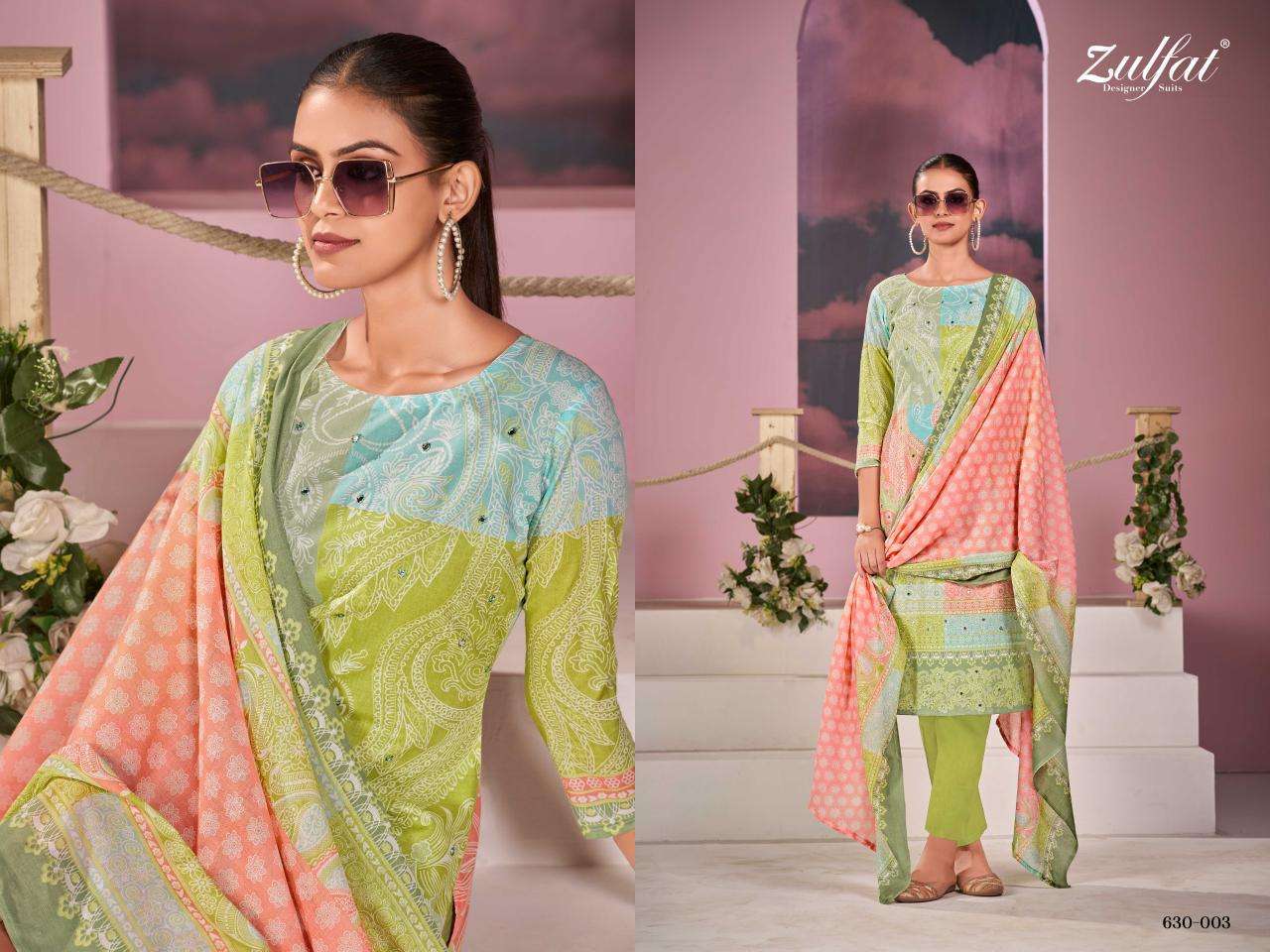 Zulfat Summer Breeze dress material online wholesale