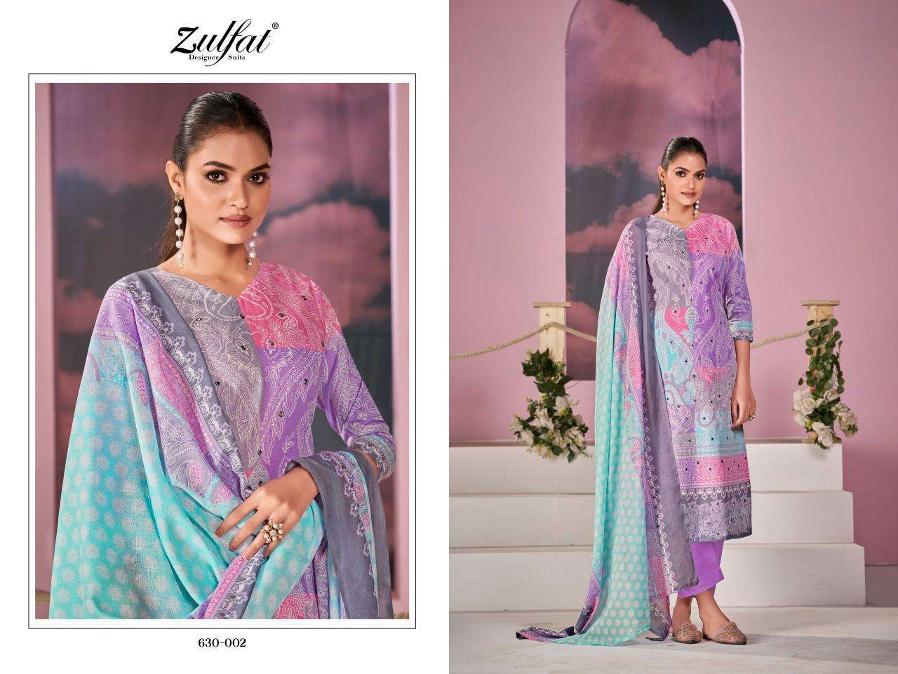 Zulfat Summer Breeze dress material online wholesale