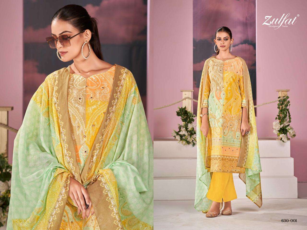 Zulfat Summer Breeze dress material online wholesale