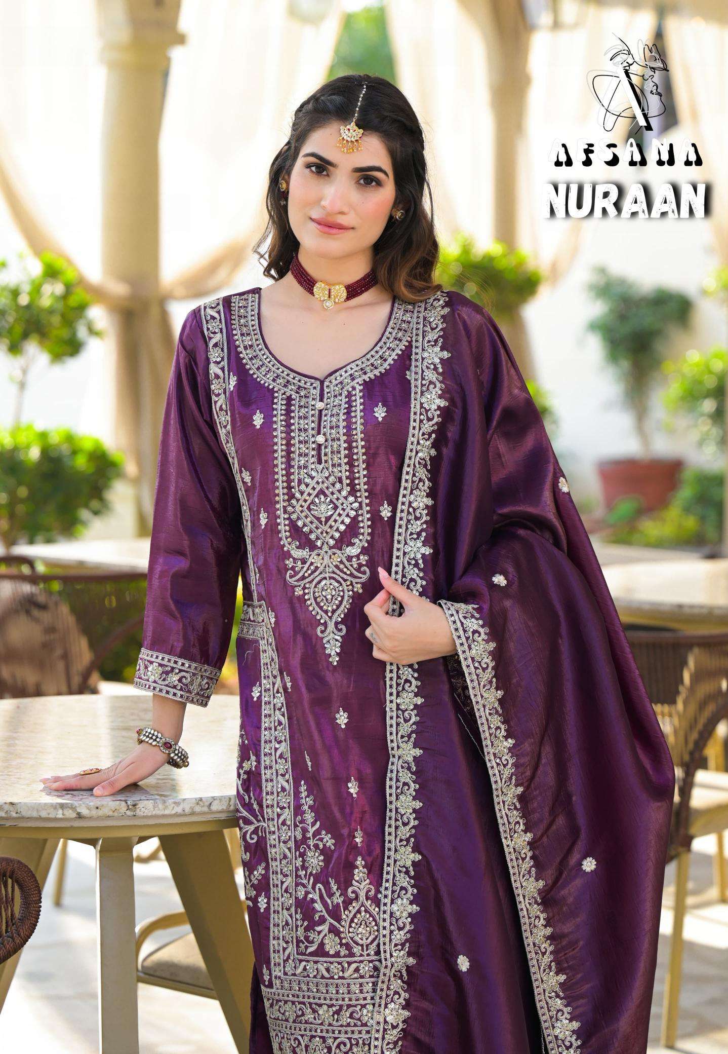 Afsana Nuraan Designer Salwar Kameez wholesale