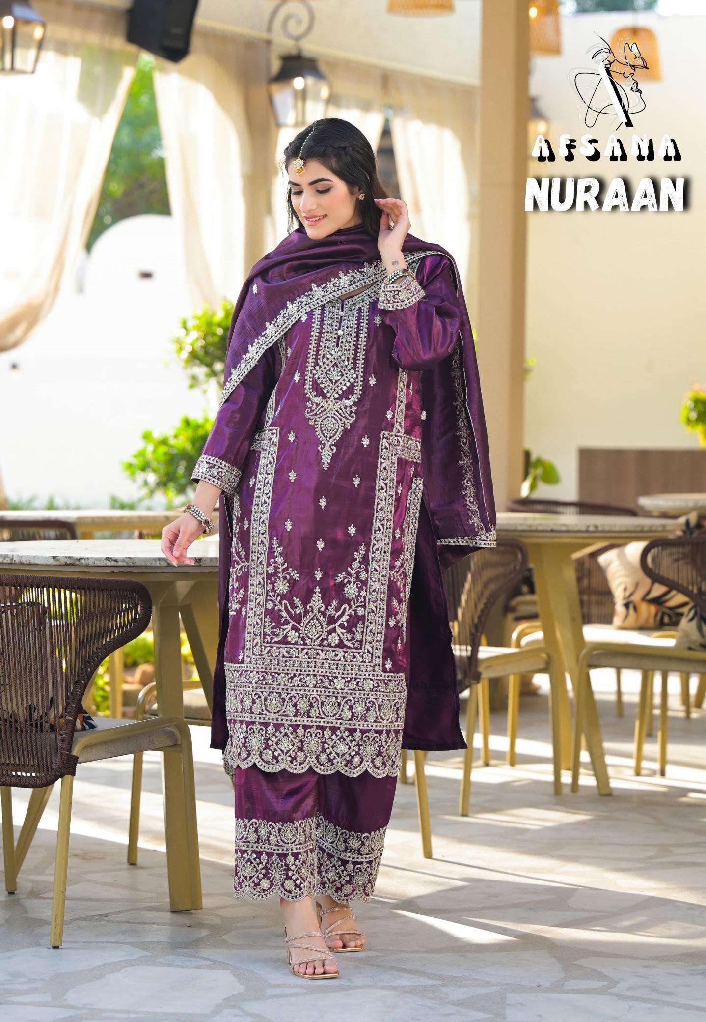 Afsana Nuraan Designer Salwar Kameez wholesale