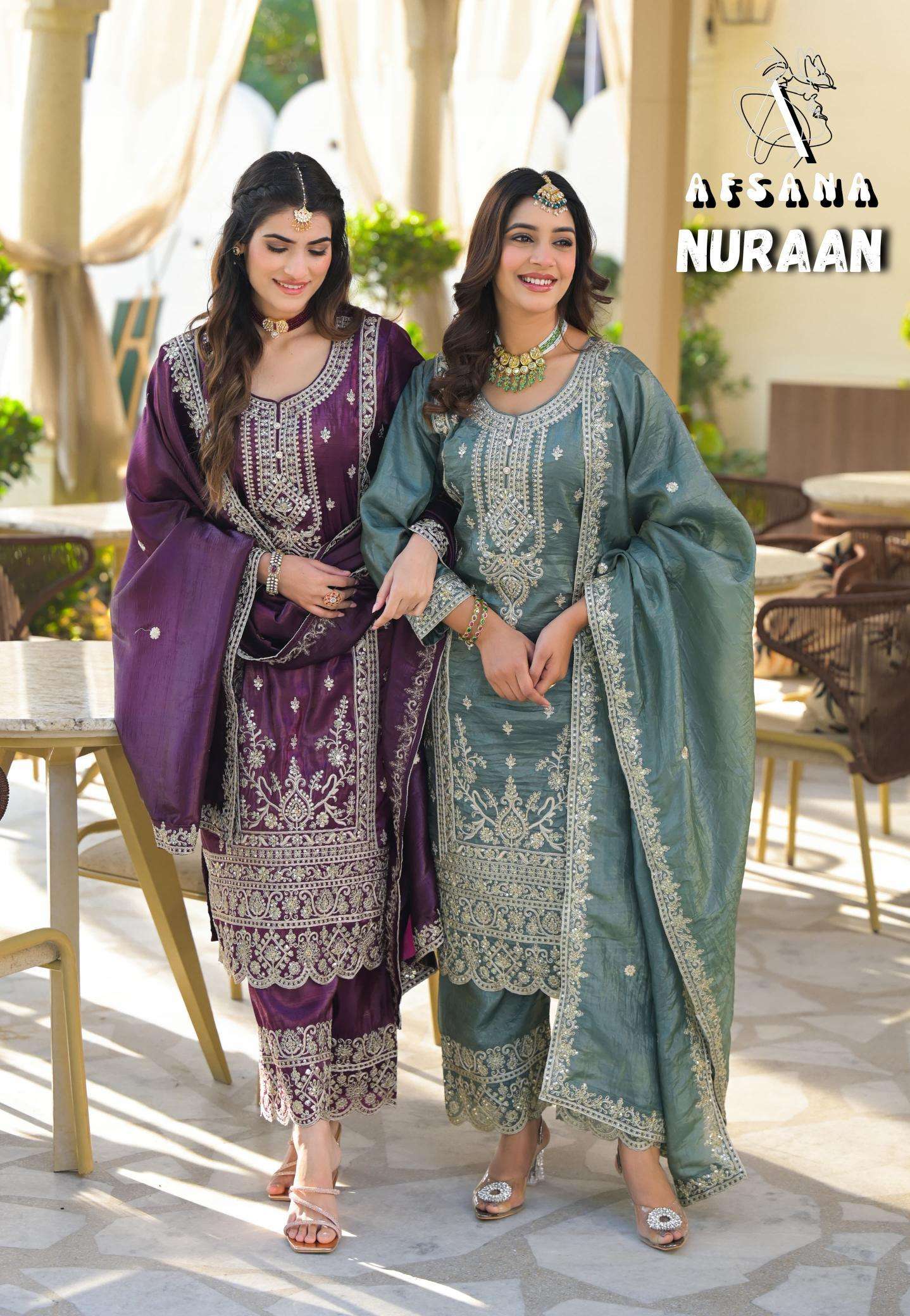 Afsana Nuraan Designer Salwar Kameez wholesale