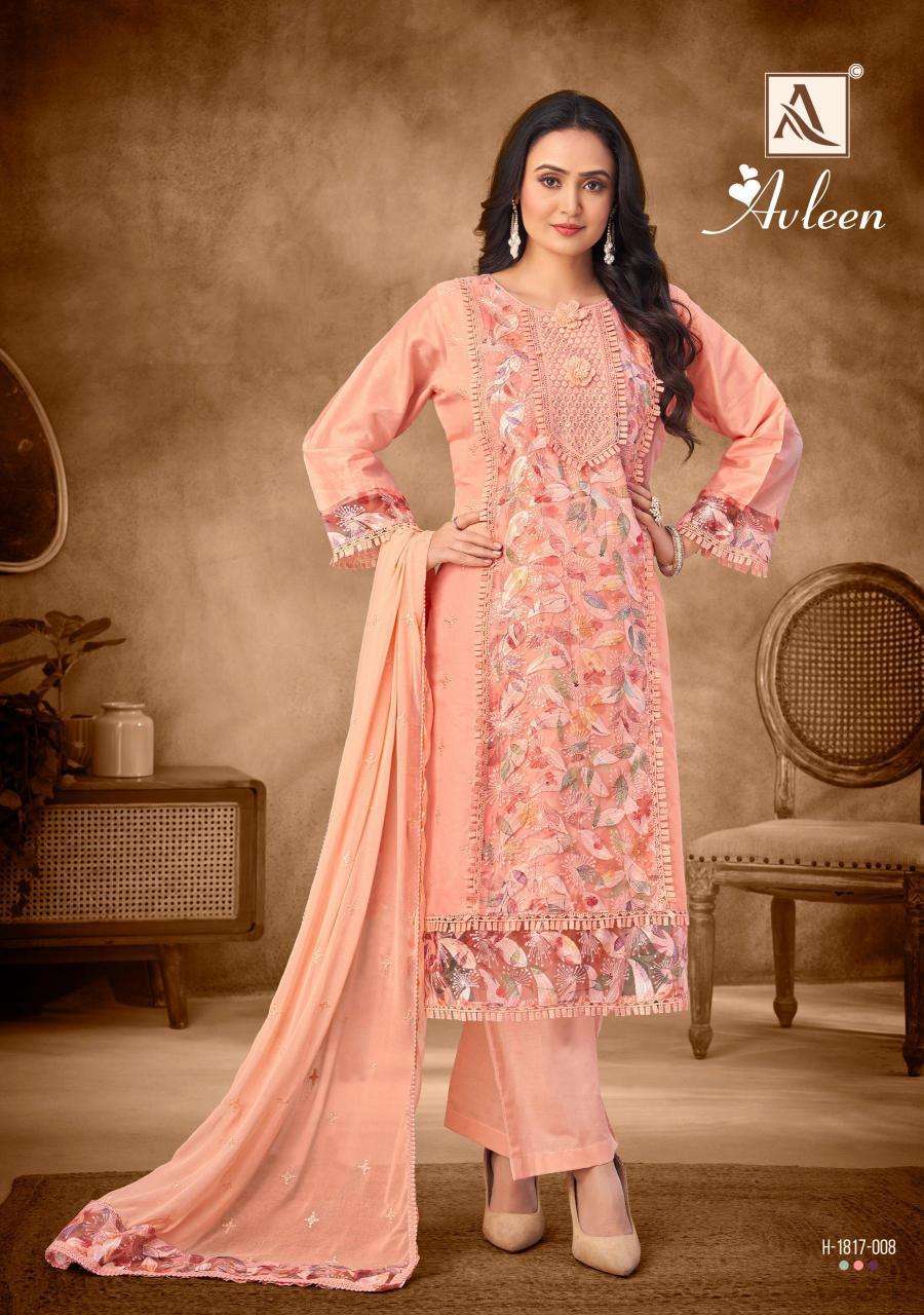 Alok Avleen Wholesale designer dress material in Vadodara