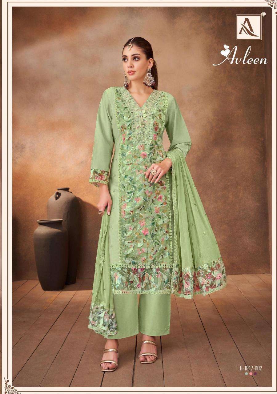 Alok Avleen Wholesale designer dress material in Vadodara